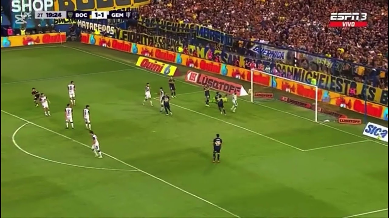 Tom&aacute;s Aranda (Boca Juniors) vs Gimnasia de Mendoza 