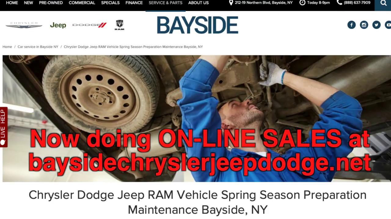 Online Car Sales - Now Available at Bayside Chrysler Jeep Dodge!