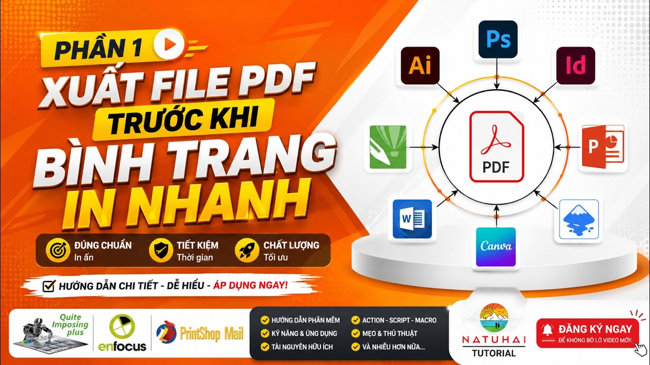 Xuất File PDF Trước Khi B&igrave;nh File In Nhanh - Phần 1