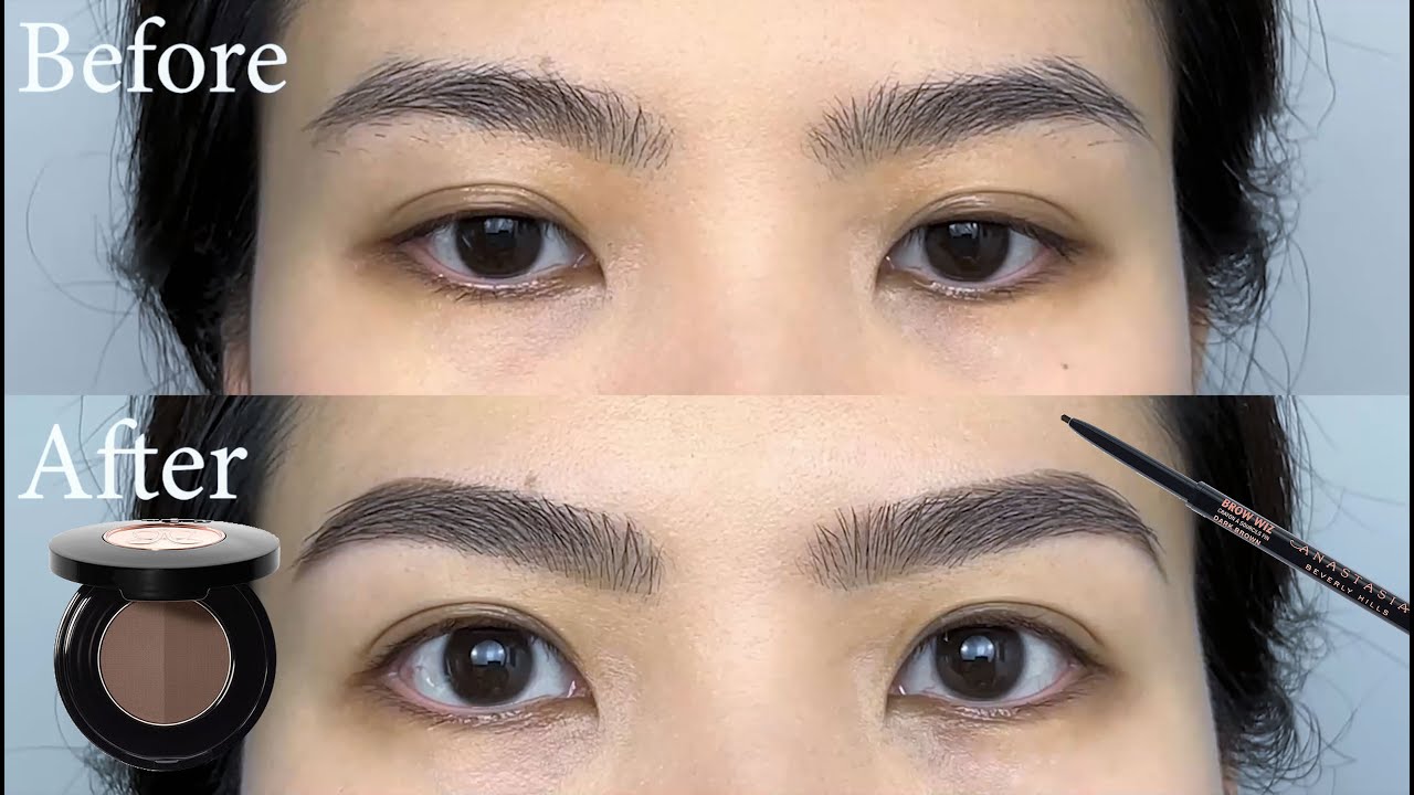 How I Shape and Fill In My EYEBROWS with Brow PENCIL and Brow POWDER (Pros & Cons) - BROW ROUTINE