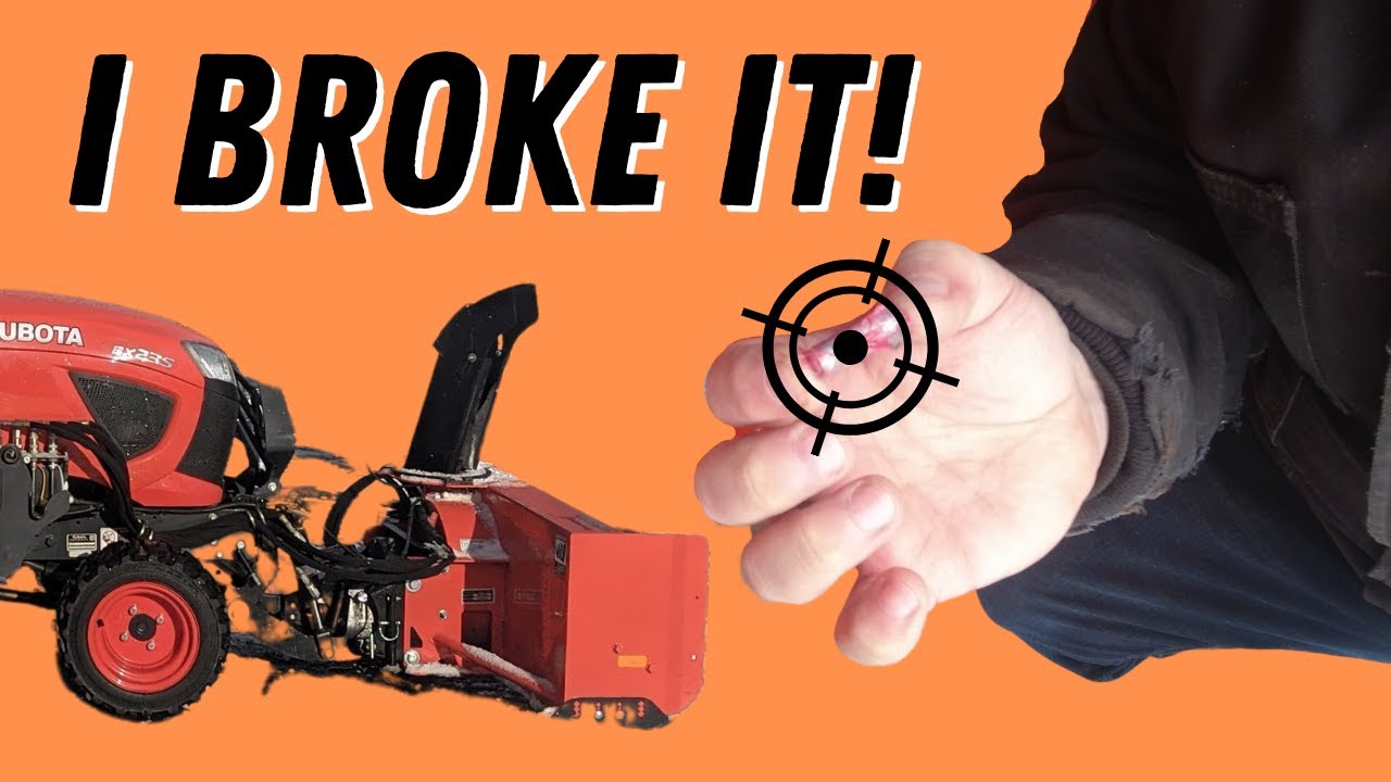 I Broke a Kubota Shear Pin