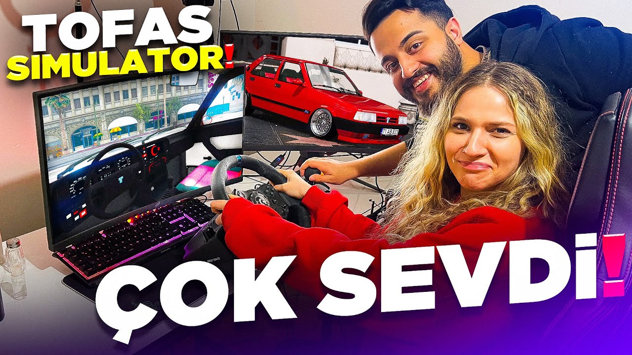 KÜBRAYA TOFAŞ SÜRMEYİ ÖĞRETTİM! (KAVGA ÇIKTI) Tofaş Simülatör #2