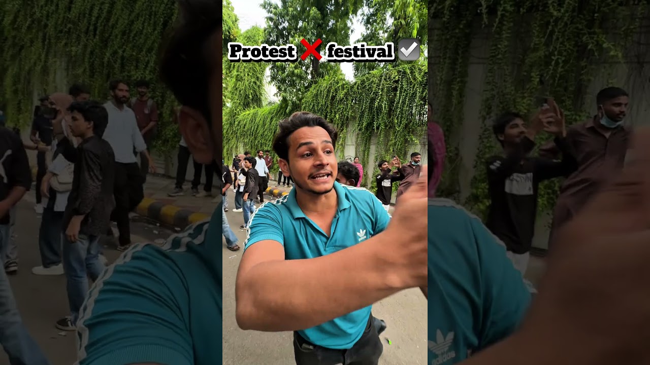 Protest ❌ festival ☑️ #comedy #funny #video #viral #viralvideo #viralshorts #cjp #protest