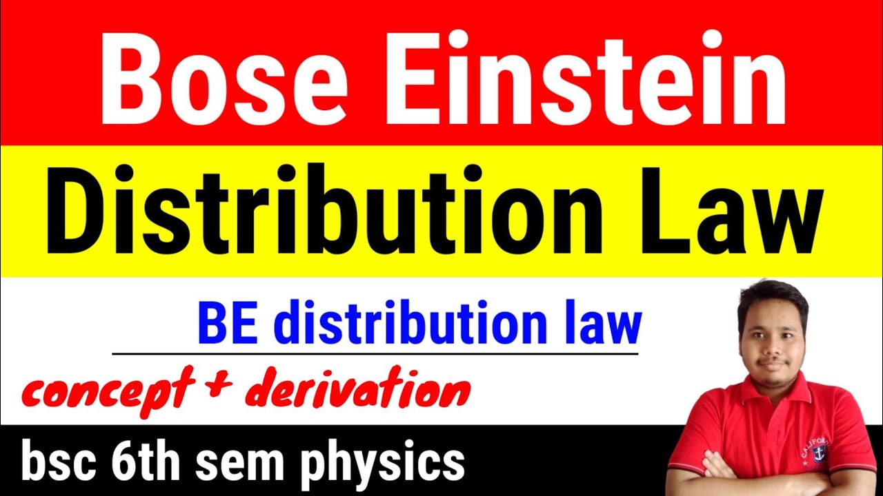bose einstein distribution law || bose einstein distribution law in statistical mechanics