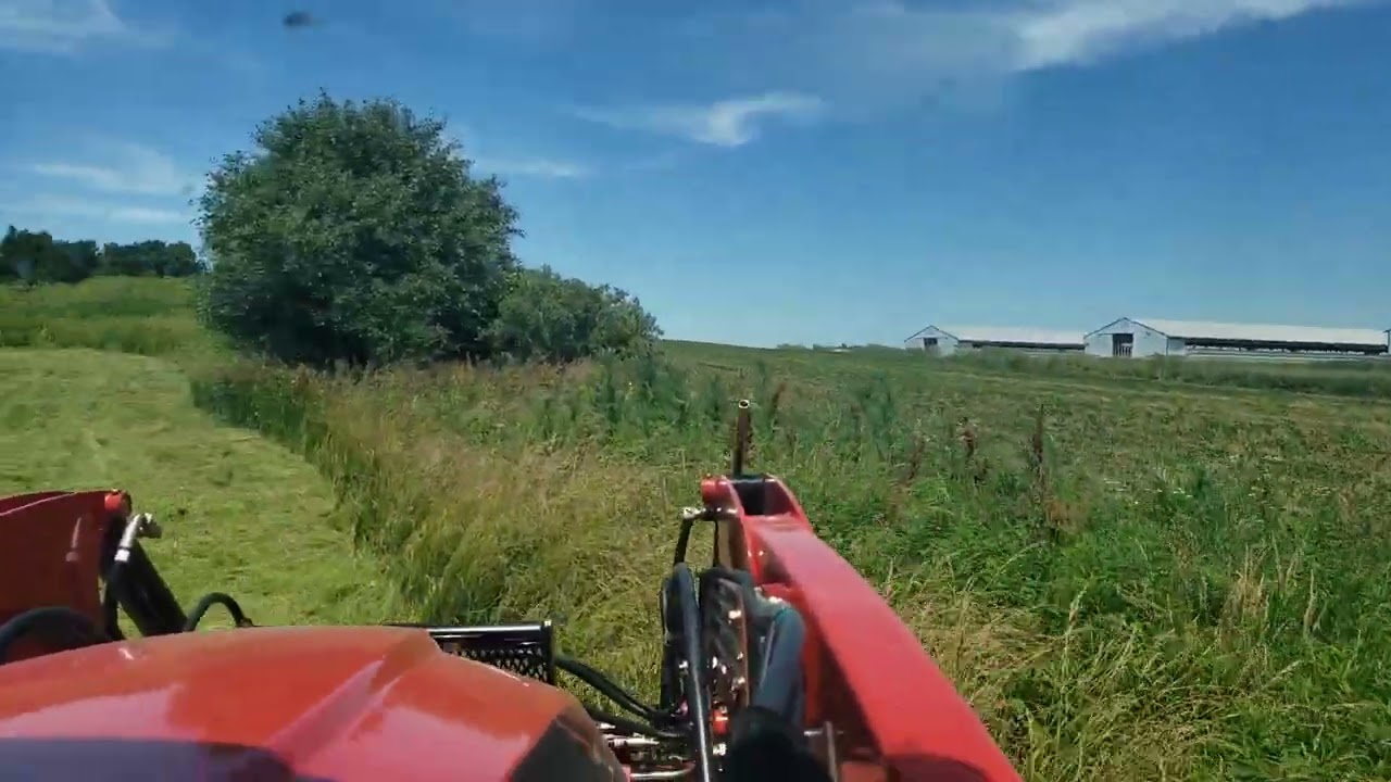 bush hogging with rk 55.