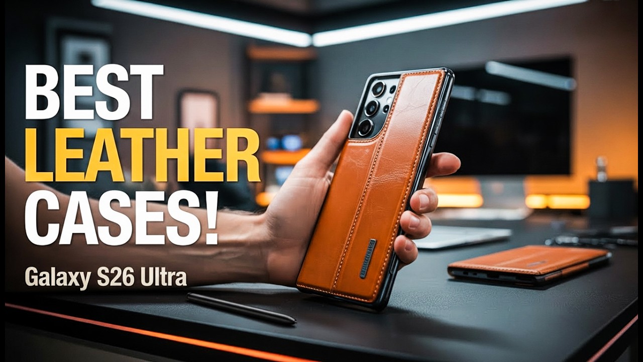 Топ-7 лучших кожаных чехлов для Galaxy S26 Ultra!✅