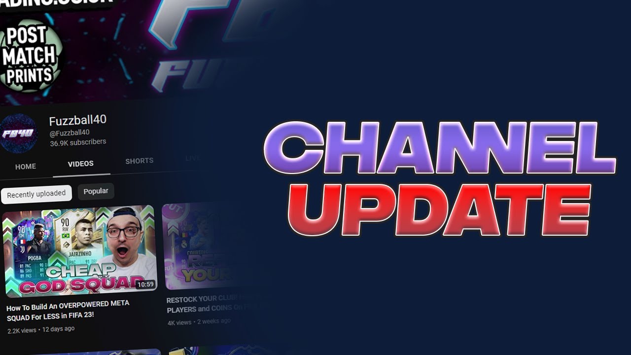 Where have I been? | Fuzzball40 Channel Update