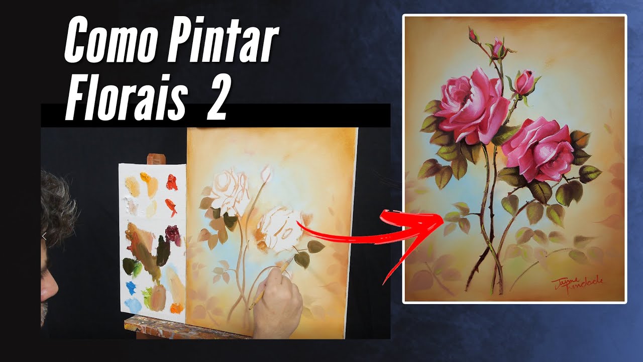 Como Pintar Florais #2