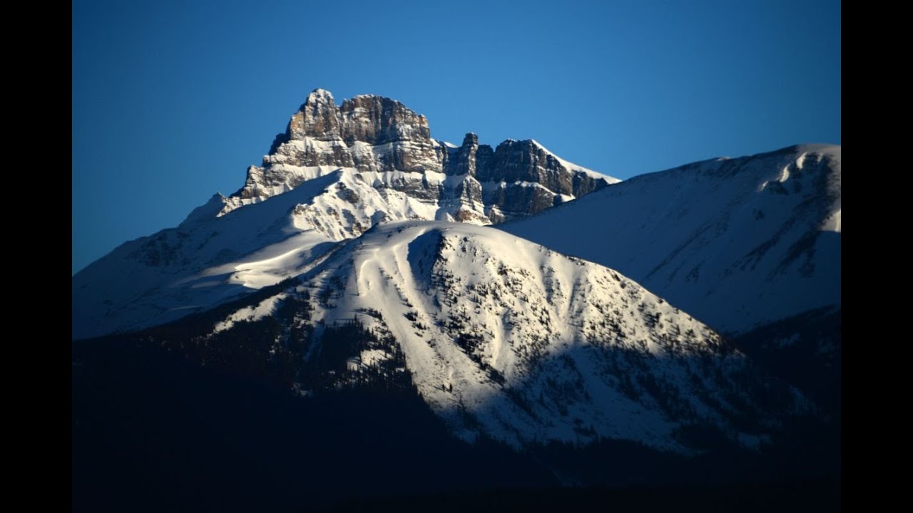 Skiing Mt Hector, AB