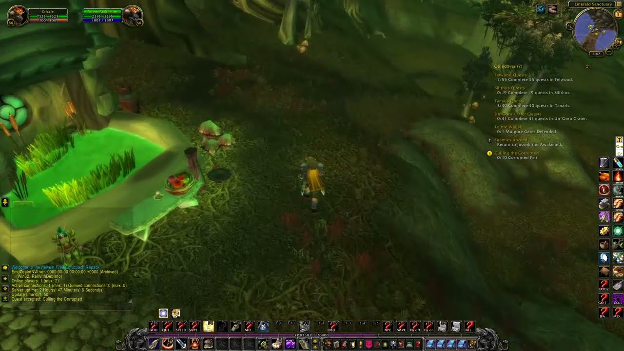 WOW Cata Quest 'Culling the Corrupted - 28148' Horde on a PS