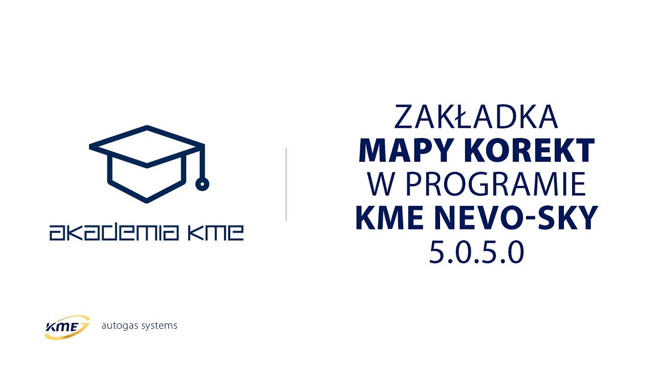 Zakładka Mapy Korekt w programie KME NEVO-SKY 5.0.5.0