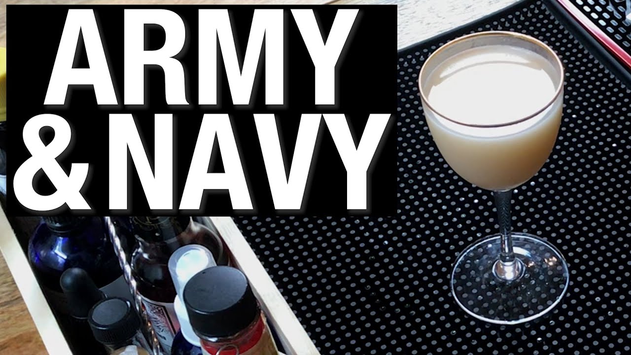 ARMY & NAVY: A WORLD WAR II ERA GIN CLASSIC - THROUGH THE MIXING GLASS
