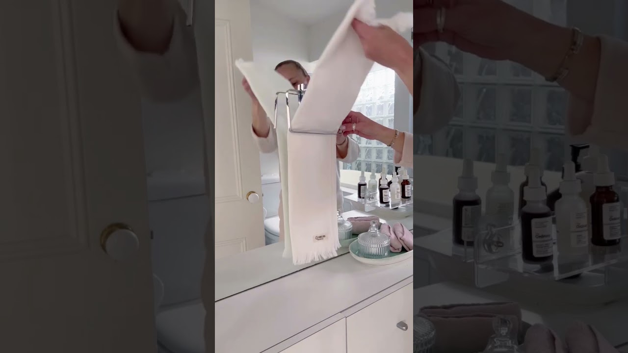 How to hang towels 