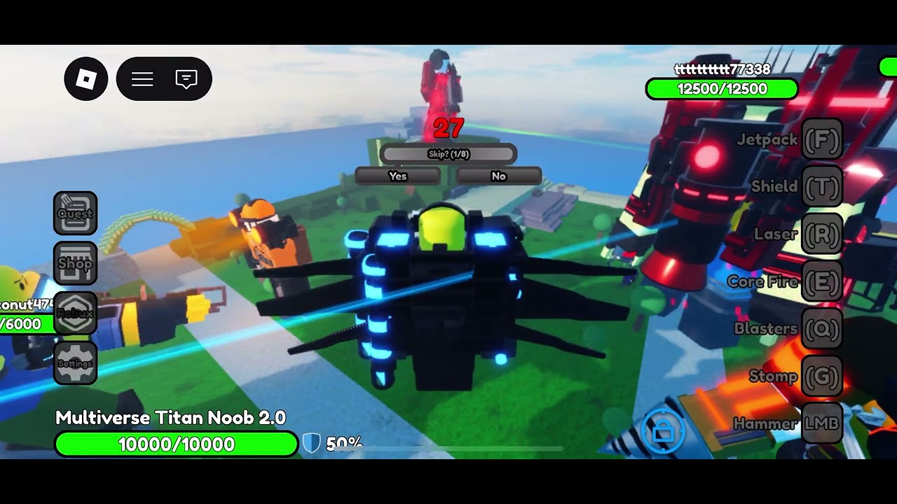 Jugando noob experiment hasta conseguir 75k de llaves (parte 3) #noobexperiment 