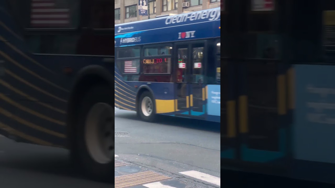 MTA M104 Bus Flying Downtown