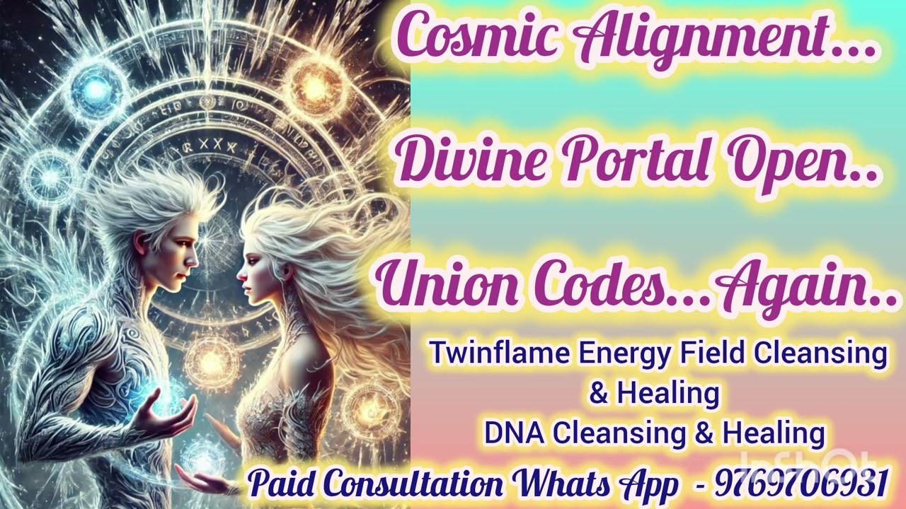 DM & DF Current Energy Cosmic Alignment Union Code Again#twinflame,#dm,#df, #currentenergy,#union
