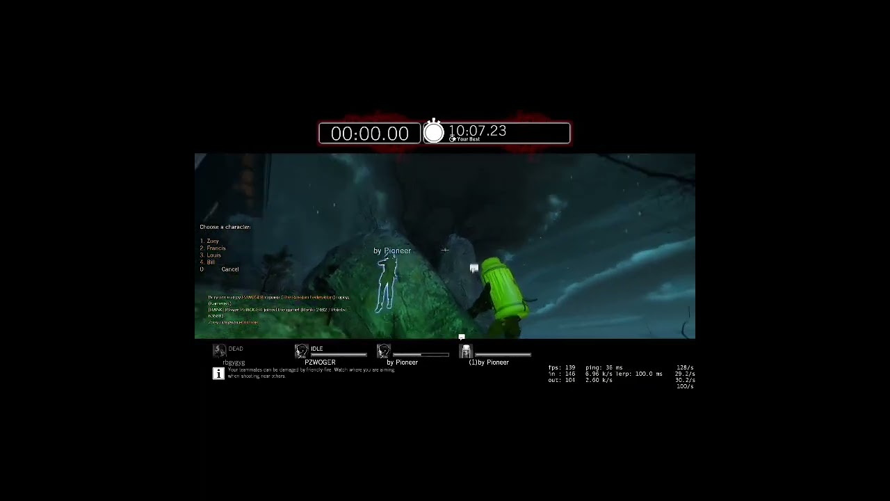 Ааа я щас упаду школьник закричал в Left 4 Dead