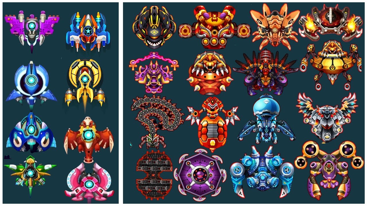 SPACE HUNTER ALL BOSS FIGHT || ROCKET STUDIO