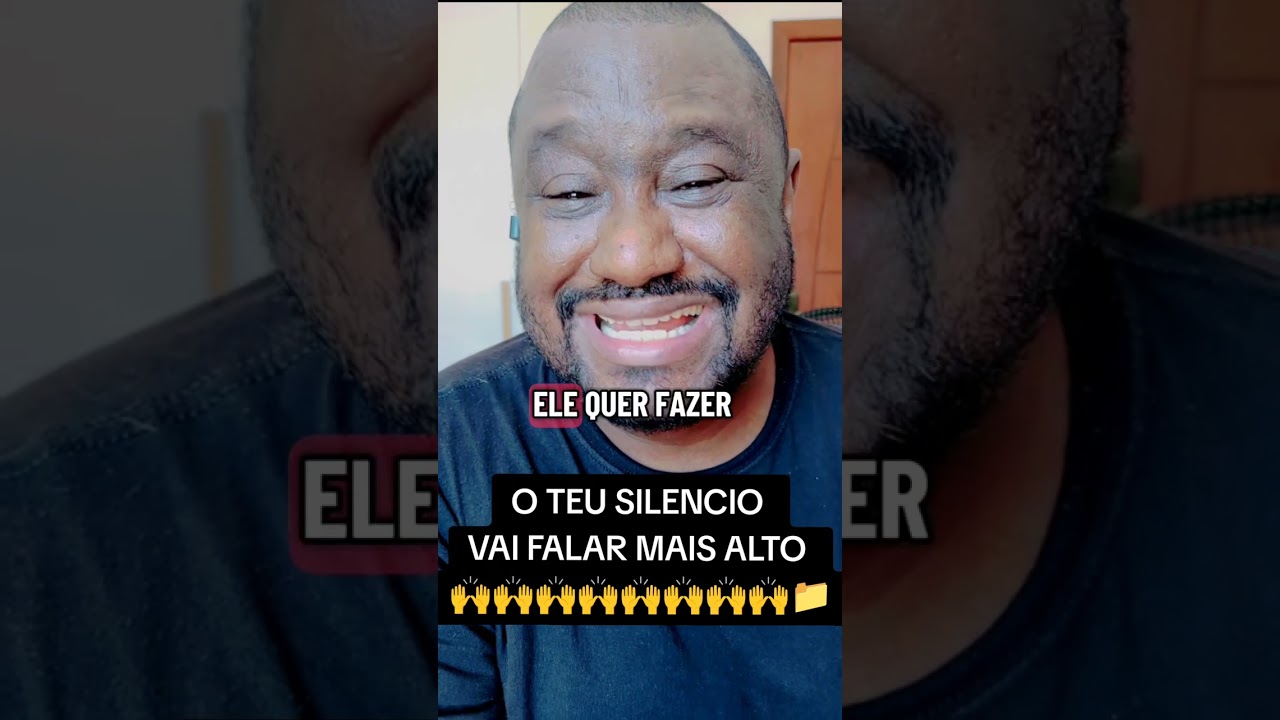 O TEU SILENCIO VAI FALAR MAIS ALTO✅