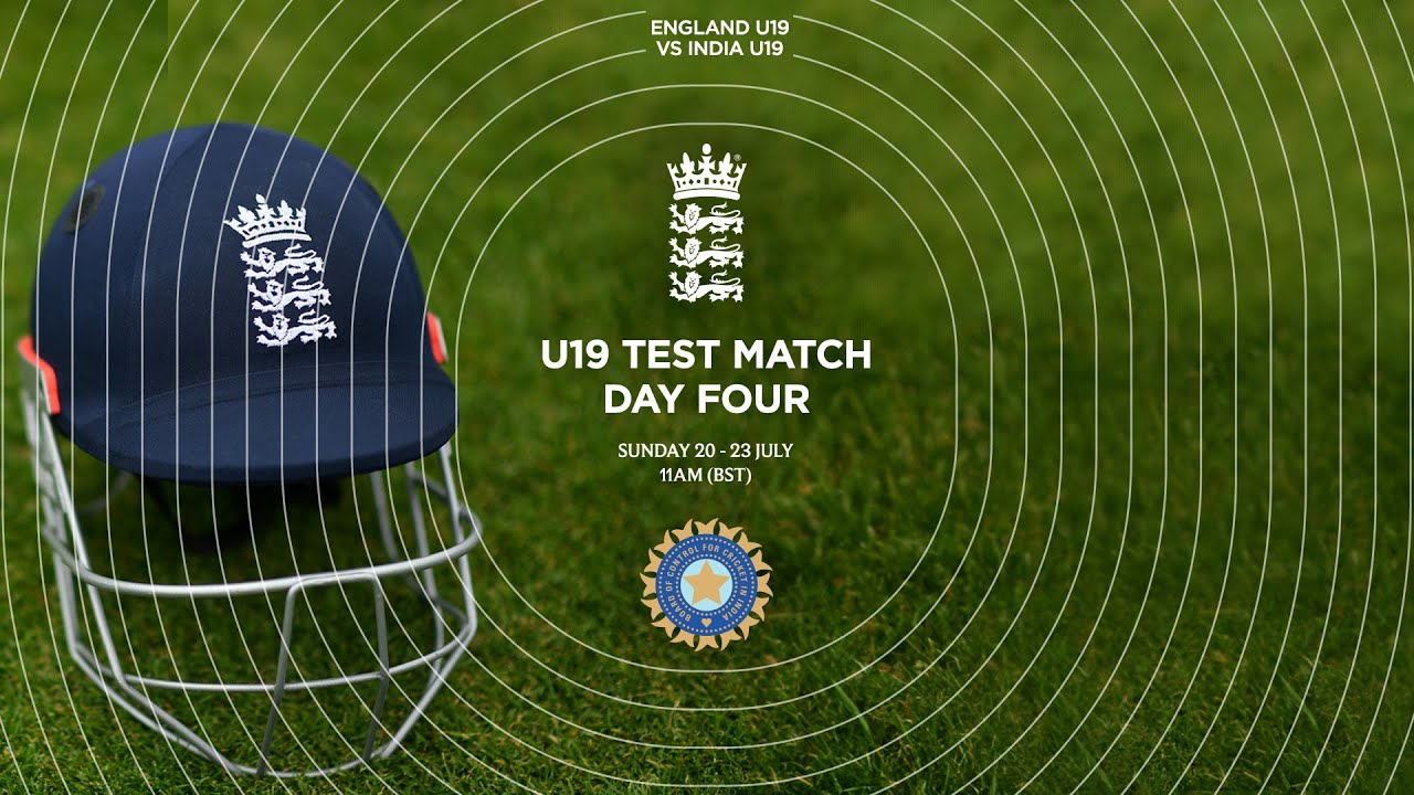 LIVE:  England U19 v India U19 (Youth Test Match) - Day 4 Stream