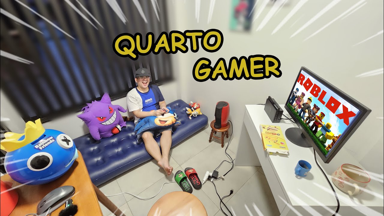 CRIAMOS UM QUARTO SECRETO GAMER NO QUINTAL DE CASA!
