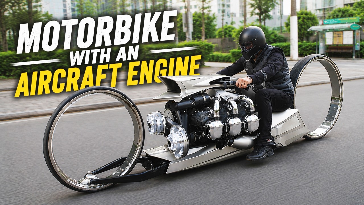 TMC DUMONT - Motorcycle with an Airplane Engine