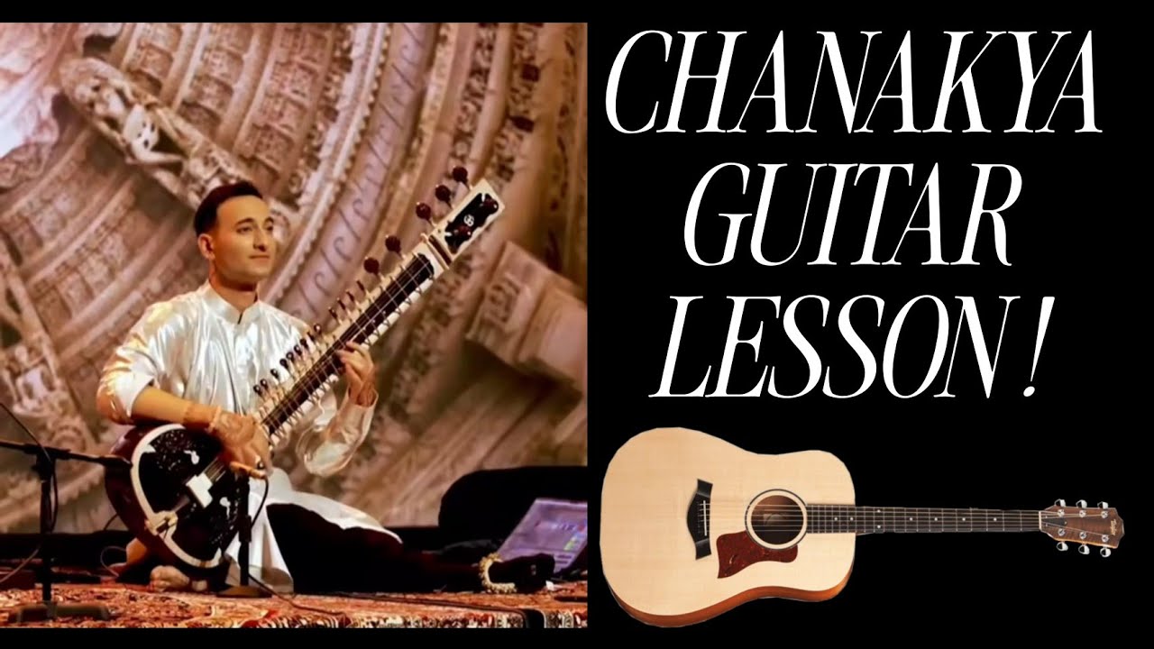 Master 'Chanakya' on guitar – a sitar classic reimagined! 🎸✨ #Chanakya #GuitarTutorial
