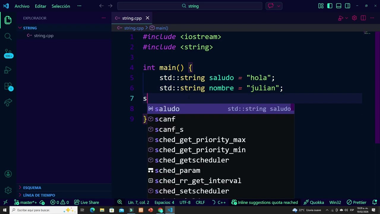 STRING EN C++