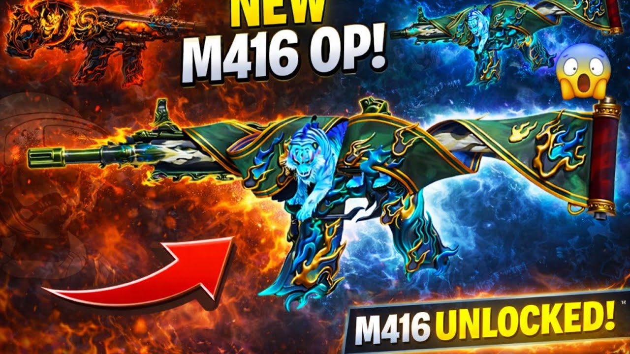 Finally Got NEW M416! 🔥 Elimination Broadcast Dekho 😱