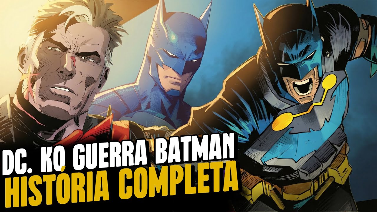 A GUERRA dos BATMANs ! DC K.O: NOITE de LUTA e TITÃS - HISTÓRIA COMPLETA