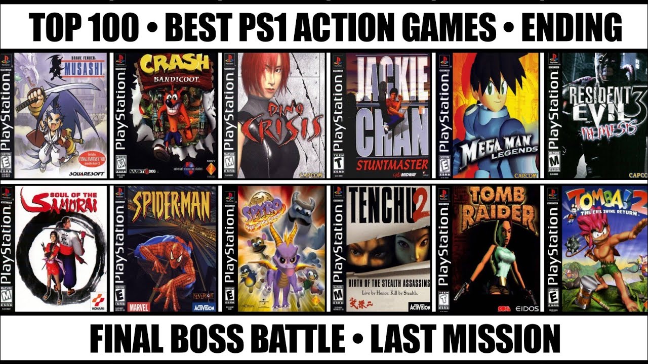 Top 100 Final Boss Action Games For PS1 | Best PS1 Games