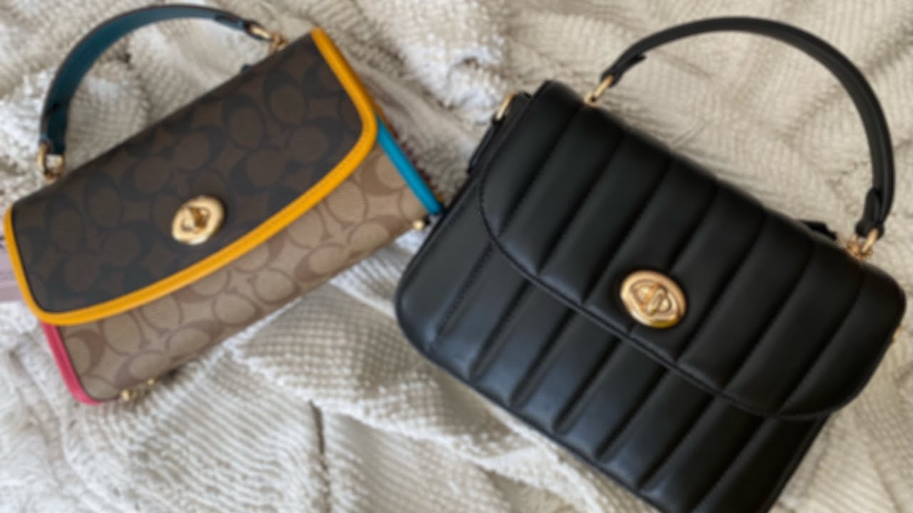 New Coach Unboxing! | Marlie Top Handle Satchel w/ Quilting | Tilly Satchel 23 in Colorblock