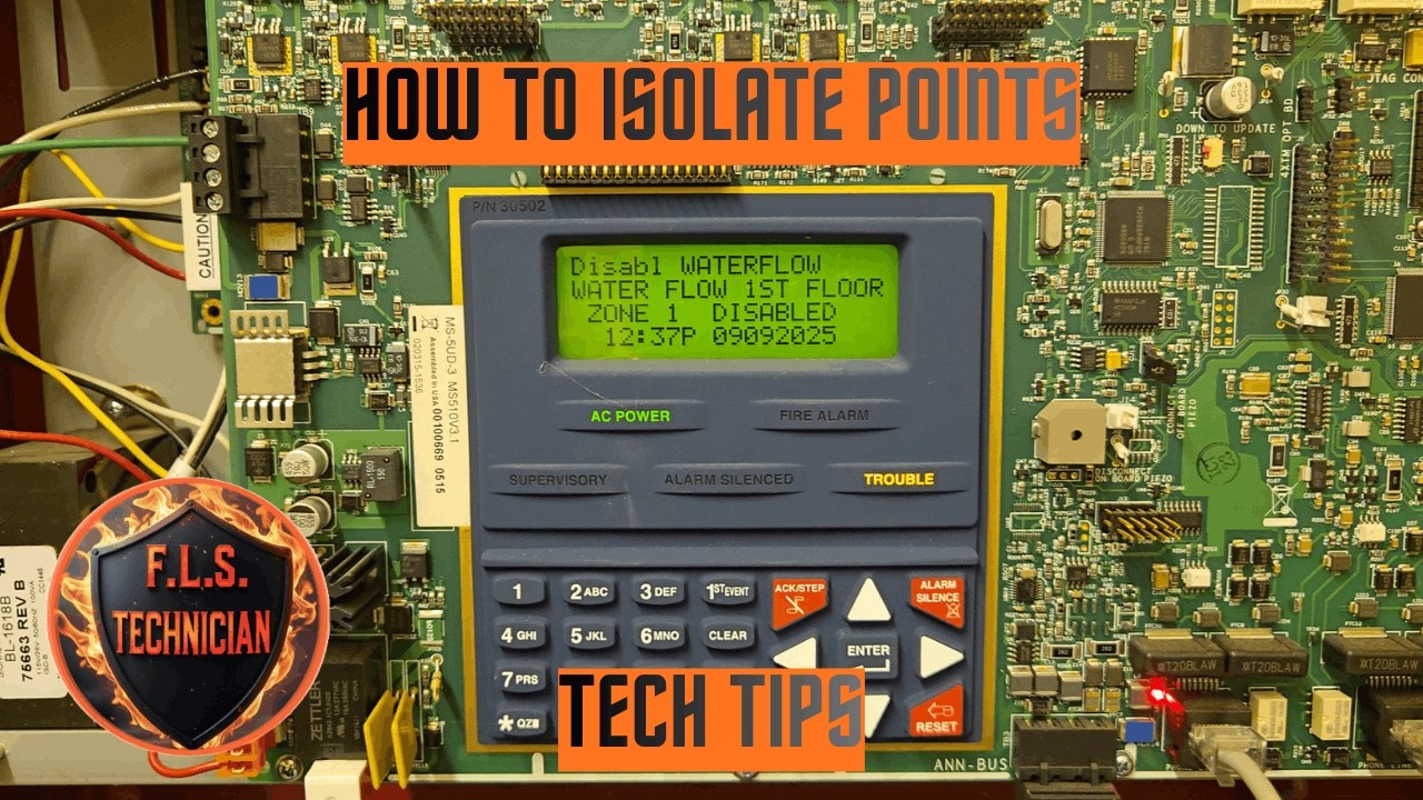 Fire-Lite MS 5UD | How to Isolate Zones on a Fire Panel | Tech Tips