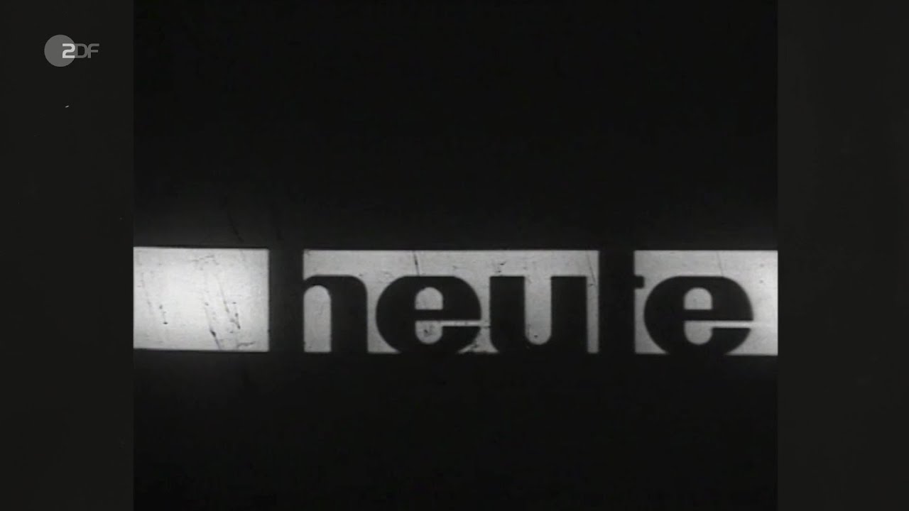 60 Jahre ZDF – Erste heute-Sendung vom 1. April 1963