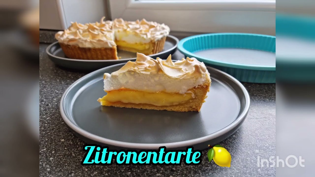 Zitronentarte 🍋 mit Baiser, gebacken mit den Produkten von Pampered Chef