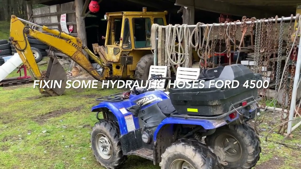 Ford 4500 Backhoe Leaky Hydraulics