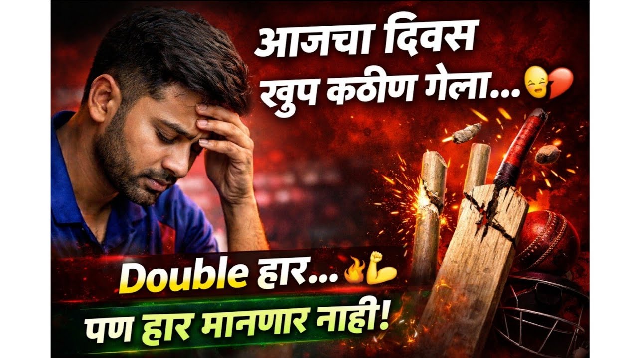 एकाच दिवशी दोन टुर्नामेंट हरलो...🥲🥺