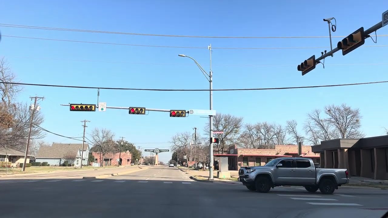 North Texas City Driving View 2026