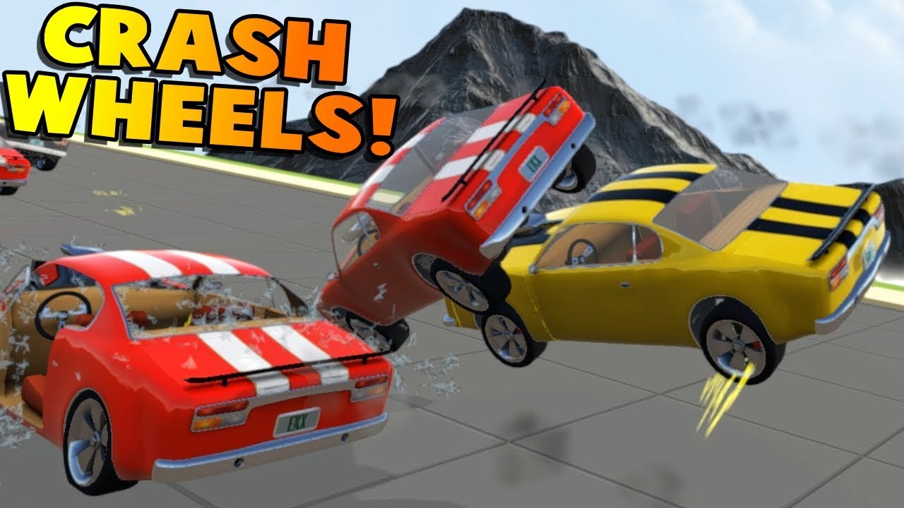 Crash Wheels BONUS STAGES! RACING PHYSICS DESTRUCTION! (Lets Play Crash Wheels Gameplay)