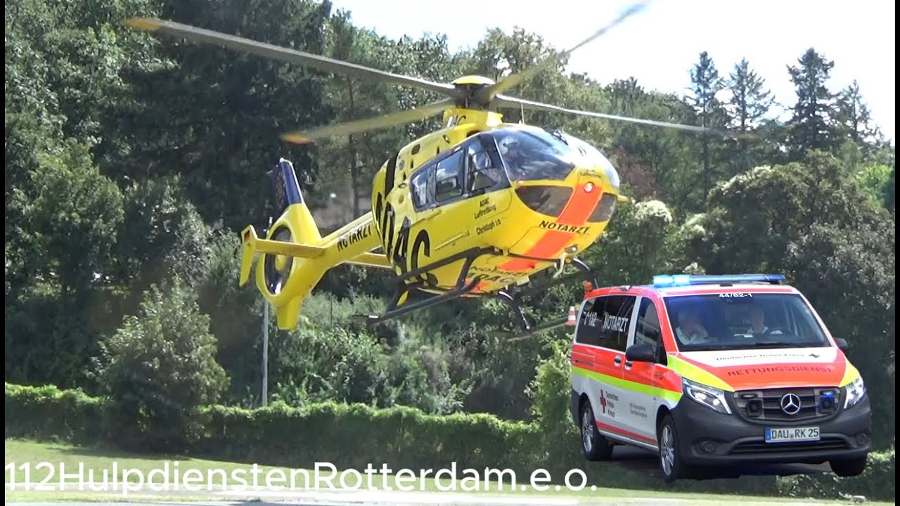 3x Christoph 10 en NOTARZT met spoed in Wittlich