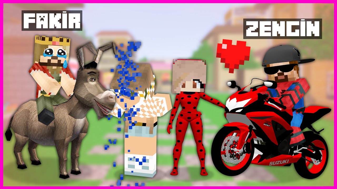 MİNECRAFT FAKİR AİLE VS ZENGİN AİLE HAYATI FİLMİ! 😂 - Minecraft