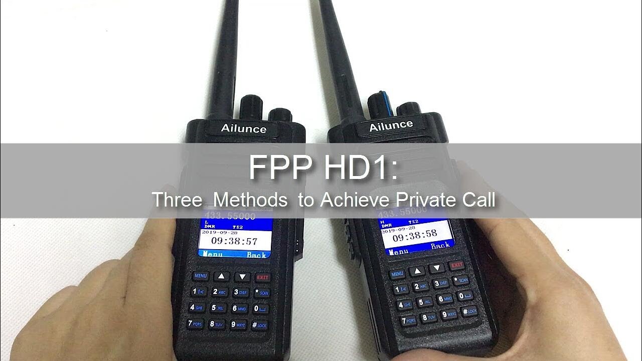 Three Methods to Achieve DMR Private Call