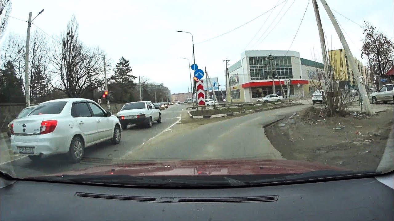 Driving Krasnodar / Yablonovsky city ​​of Russia