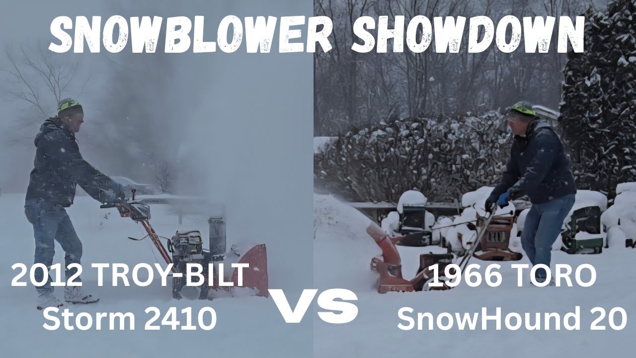 CAN an old Snowblower be a MATCH against newer Snowblowers