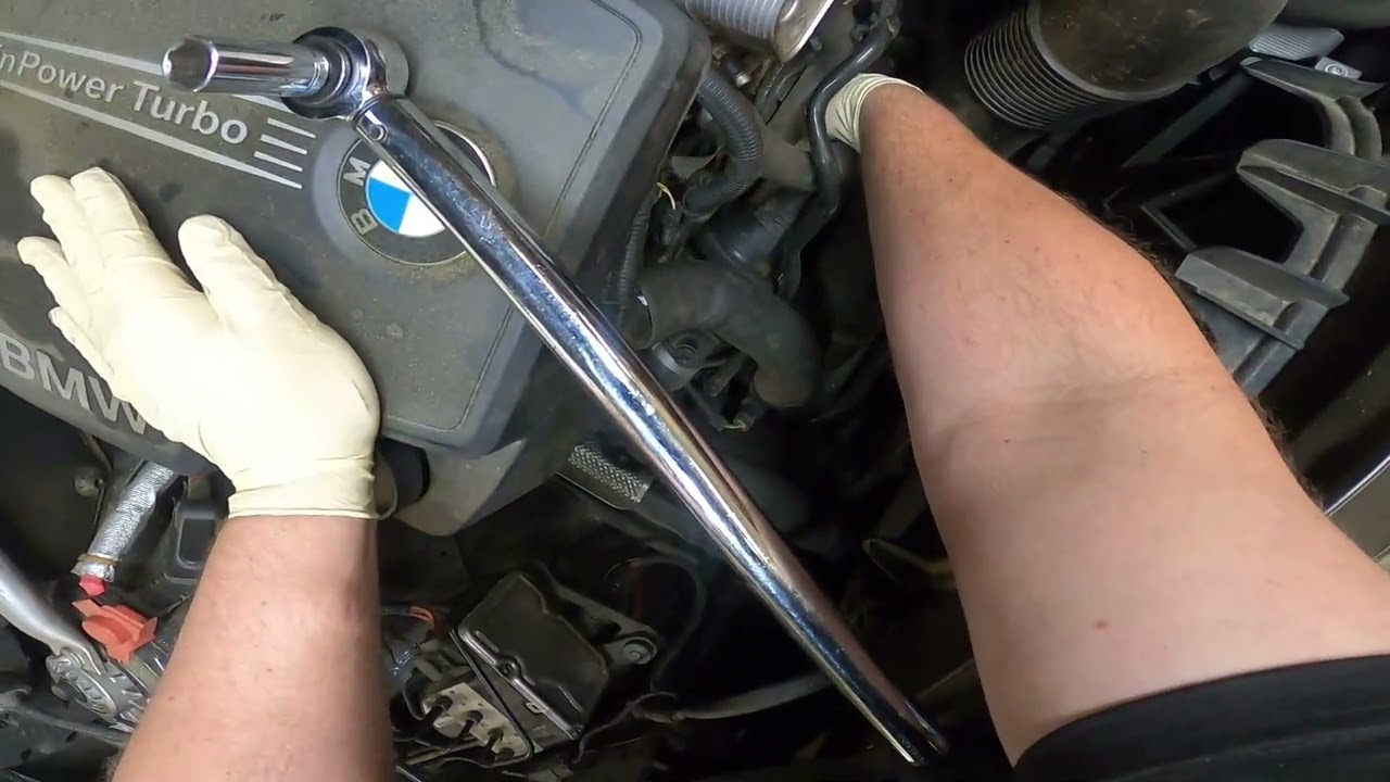 BMW X3 drive belt replacement