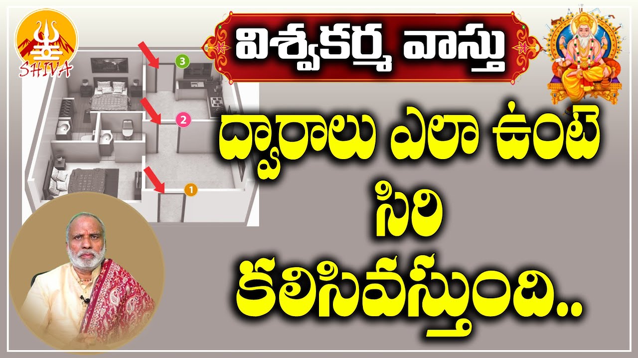 ద్వారాలు ఎలా ఉంటె సిరి కలిసివస్తుంది | Doors Vastu Tips in Telugu | Vastu Tips By K L Vishwakarma