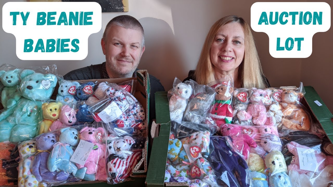 TY Beanie Babies Auction Lot, Will We Make A Profit? - UK Resellers Selling Items On eBay for Profit