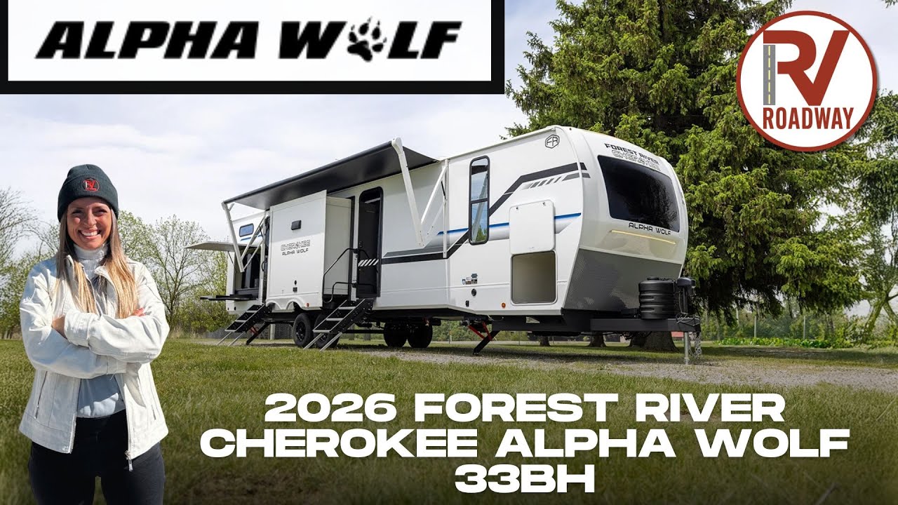 Новая модель Forest River Cherokee Alpha Wolf 33BH 2026 года выпуска.