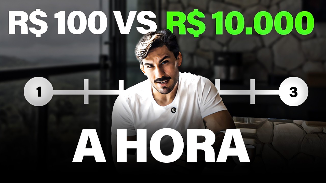 Como ficar rico focando nas atividades de R$ 10.000 a hora