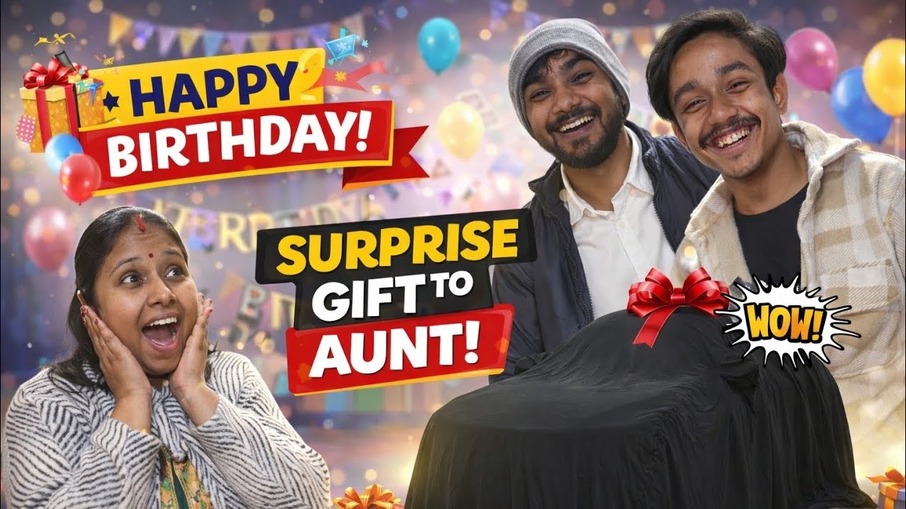 Aunty Jii ko mila Surprise Gift😮 unke Birthday🎊 par | VLOG No. 3